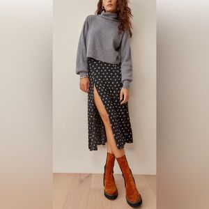 Reformation High Waisted Zoe Skirt